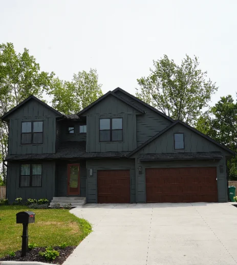 Foxpoint custom home exterior